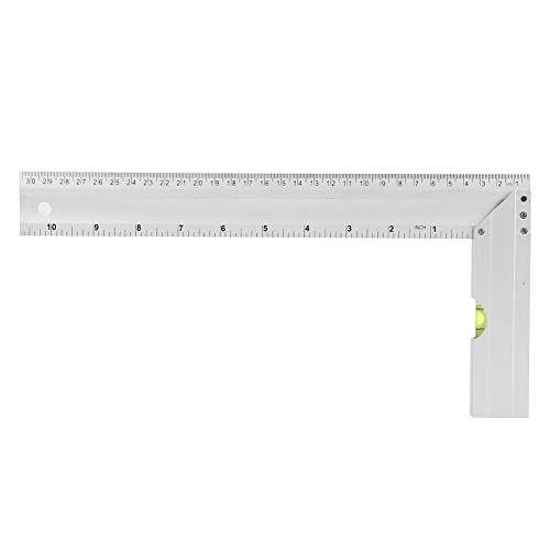Regla de ángulo recto de aluminio 300mm miniatura 5