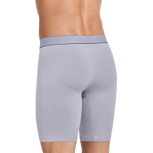Jockey Men's Underwear Chafe Proof Pouch Cotton Stretch 8.5" Long Leg Boxer Brief2