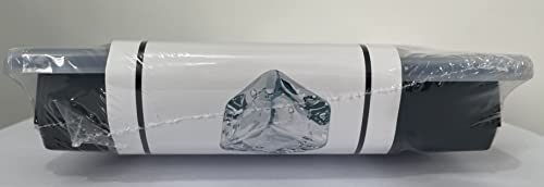 قوالب مكعبات ثلج مربعة الشكل من ليسمو من السيليكون بأغطية مانعة للانسكاب وموفرة للمساحة وقابلة للتكديس، معتمدة من ال اف جي بي وخالية من البيسفينول ايه، مثالية للفريزر وطعام الأطفال والماء، قطعتان