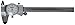 Mitutoyo 505-736 Dial Caliper, OD Carbide, 0.1" per Rev, 0-6" Range, 0.001" Accuracy