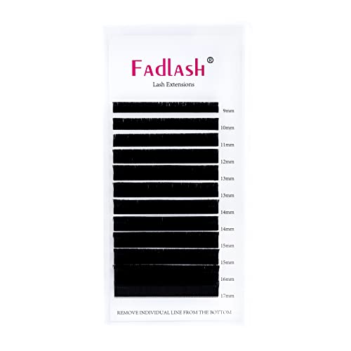 Fadlash Easy Fan Lashes D Curl 0.03 9-17mm Mixed Length Russian Lashes Natural Look Self Fanning Eye Lashes Automatic Blooming Russian Eyelashes Extensions(0.03-D-917) - Image 3
