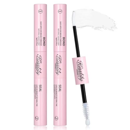 Lash Cluster Glue Waterproof Bond and Seal Lash Glue Long Lasting Eyelash Glue Strong Hold Bond and Seal 2-in-1 Adhesive for Home Work Party Use