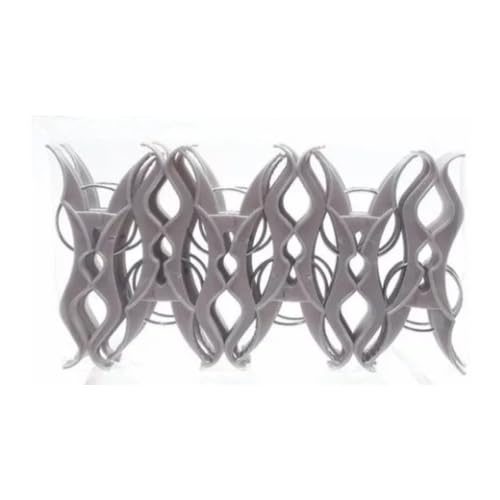 Prendedor 5 em 1 - kit com 24 unds - PRATA