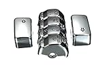 harley softail pulley cover Einfach zu installieren (Sie müssen nur jedes Switch-Gehäuse auseinandernehmen, die schwarzen Kappen ausschalten und diese neuen Kappen an ihre Stelle schnappen.)