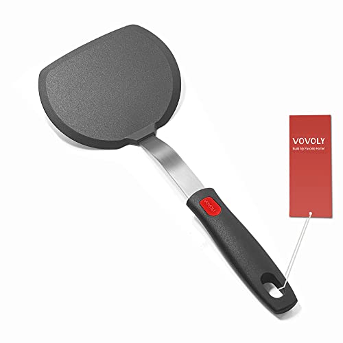 Comparison: Best Spatula For Flipping Eggs 11 Silicone Pancake Spatula Turner with Lengthened Handle, Heat Resistant Cooking Spatulas for Nonstick Cookware, Large Flexible Kitchen Utensils BPA Free Rubber Flipper for Egg, Pancake, Fish, Burger