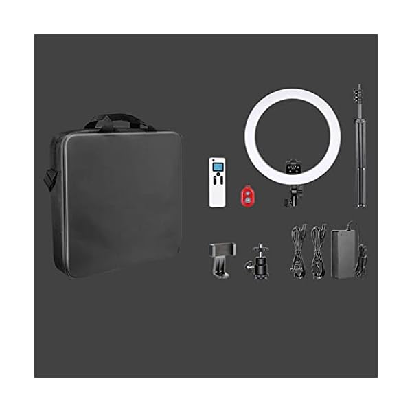 FACAZ Ringlicht-Stativ, 16-Zoll-Wireless-Fernbedienung USB aufladbares Selfie-Ringlicht 3 Lichtmodi Einstellbare… – Bild 4