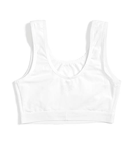 TomboyX Soft Bra, Cotton Scoop-Neck Bralette for Women, Wireless No-Padding Low Impact, (XS-6X)2