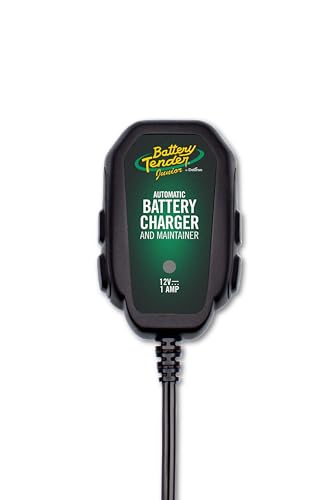 Battery Tender Junior 12V, 1 AMP Charger and Maintainer: Automatic 12V Powersports for Motorcycle, ATVs, and More - Smarter Than a Trickle Charger - 022-0328