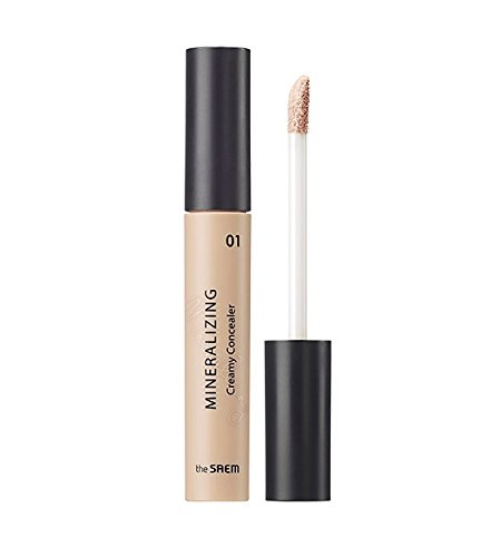 [the SAEM] Mineralizing Creamy Concealer 4ml (#01 Vanila) - Full Coverage without Darkening, High Adherence Moisturizing Concealer