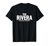Team Rivera Shirt Cute Matching Family Reunion Gift T-Shirt
