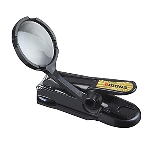 CAREOR Coupe-ongles avec loupe en acier inoxydable pour ongles des doigts et des orteils pour personnes âgées, coupe-ongles professionnel réduisant la fatigue oculaire et prise en main facile Cover