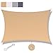 Produktbild SUNNY GUARD Sonnensegel Rechteckig 3x4m Sonnenschutz Wasserabweisend Wetterschutz Imprägniert Segel Baldachin UV Schutz für Balkon Terrasse Garten, Sandbeige