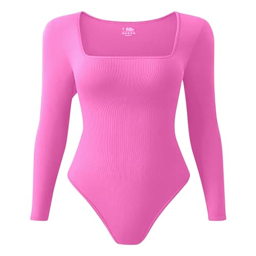 Mono largo de cuello cuadrado para silueta estilizada de mujer