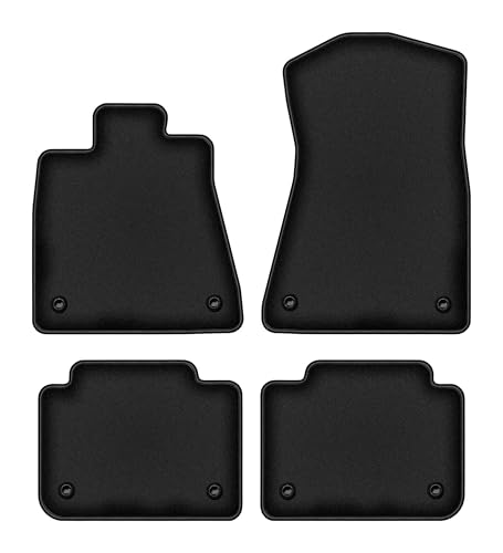 Tapis de sol en caoutchouc pour Lexus GS IV 2012-2020 lot de 4 pièces sur mesure noir