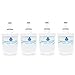 4-Pack Replacement for Samsung RS21HKLMR Refrigerator Water Filter - Compatible with Samsung DA29-00003G, Samsung DA29-00003B, Samsung DA29-00003A Fridge Water Filter Cartridge