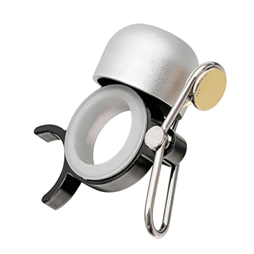 Sonnette de vélo VTT - Fixation en d'Aluminium au Son Clair | Sonnettes VTT au Son Clair,pour Route, Scooter, Cruiser, Sports, Ville, déplacements, randonnée, Voyage, Plein air, Femmes et