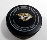 2016 Nashville Predators VS Minnesota Wild Game Used Puck DP61231 - NHL Unsigned Game Used Pucks