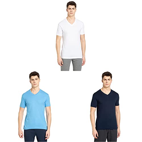 Image of Jockey Men's Solid Regular Fit T-Shirt (2726-0105-BLACK XX-Large)