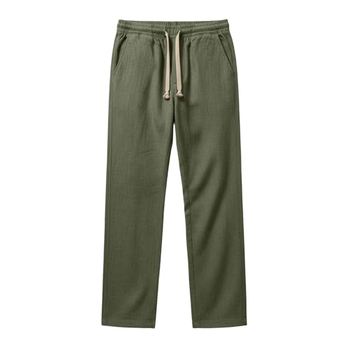 Pantalones de trekking para hombre, largos, de verano, impermeables, para exteriores, elásticos, holgados, con bolsillos, pantalones anchos, transpirables, para el tiempo libre, pantalones funcionales
