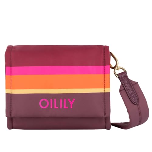 Bolso bandolera Oilily Foy multicolor tipo cross body espacioso y cómodo para diario