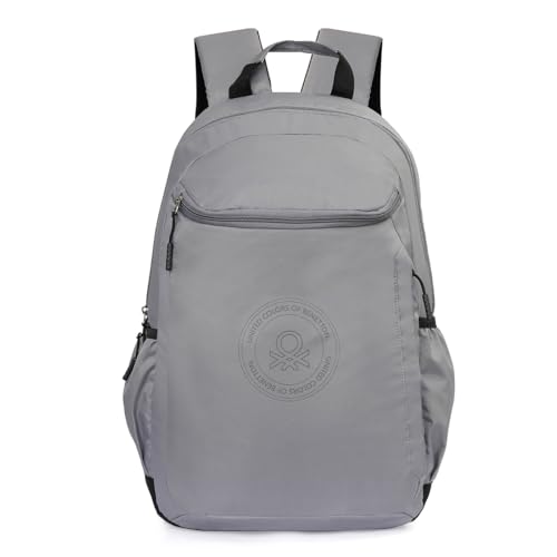 Image of United Colors of Benetton Quirky 19L Laptop Backpack, Minimalist & Water-Resistant, Fits 14-inch Laptops, for College, Office & Everyday