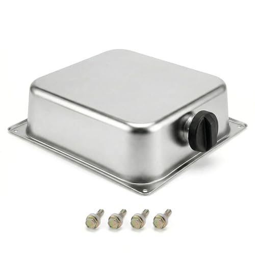 LEO SYNERSTAR 2.5 Gal Gasoline Stainless Steel Fuel Tank Compatible with Webasto Eberspacher 12V/24V Diesel Parking Heater