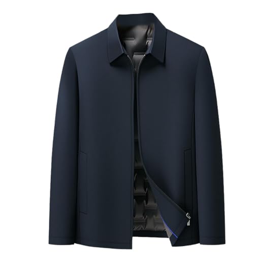 Doudoune pour homme manteau chaud automne hiver style business élégant col revers