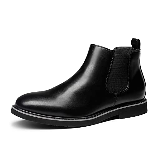 Bruno Marc Botas Chelsea para hombre, botas de montar, botines,