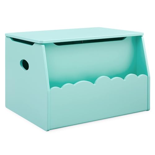 Delta Children Cloud Toy Box - Greenguard Gold Certified, Crystalized Green