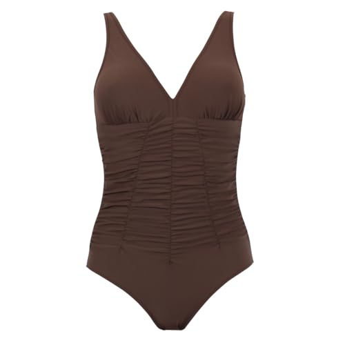 Haute qualité Janine Robin : maillot de bain 1 pièce sculpt marron