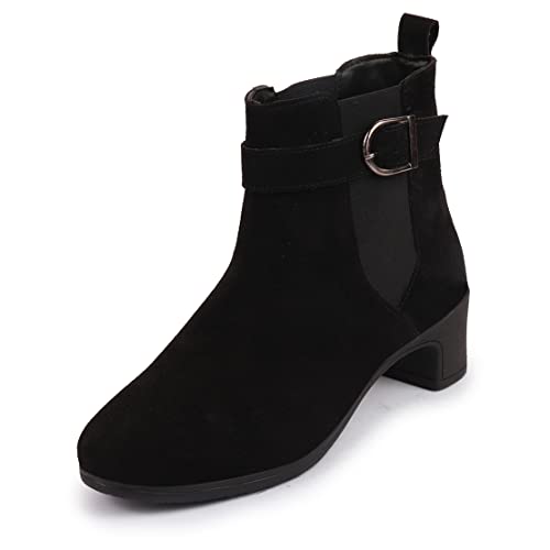 Image of FAUSTO Women Flared Heel Boots