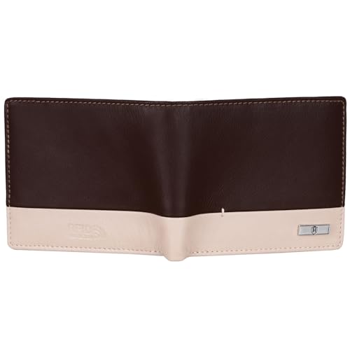 Image of HORNBULL Nikolas Brown Leather Wallet for Men | Genuine Leather Wallet with RFID Blocking | Purse for Men
