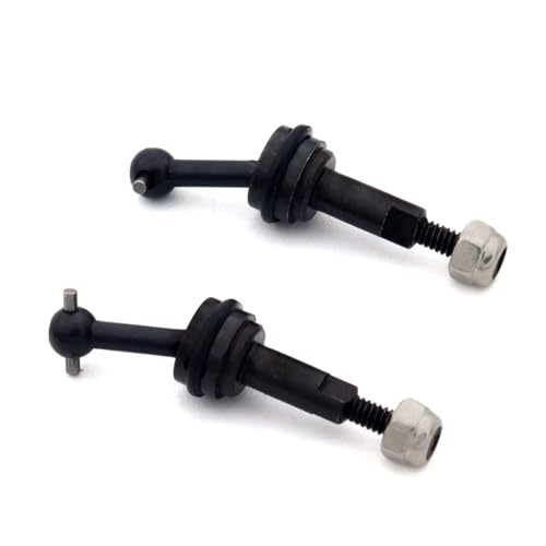RC�h���C�u�V���t�g Compatible with for Wltoys for K969 K989 K979 for P929 1/28 RC �J�[�A�b�v�O���[�h�p�[�c 2�� �������^��CVD�J���_���V���t�g 2mm M2�i�b�g�t��(Black)