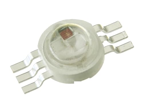 Image of Wenray (Pack of 3 Pieces 3W Super Bright 6 Pin RGB SMD LED Diode Chip 350mA Light Bulb Lamp for Science Projects DIY PCB Hobby Kit (Multicolor)