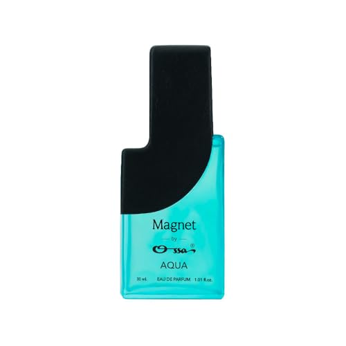 Image of Ossa Magnet Aqua Perfume for Men & Women, 30ML With Bergamot, Patchouli, Cedarwood, Sandalwood, Musk | Premium Long Lasting Fragrance | Oceanic Scent for Daytime Events and Adventures
