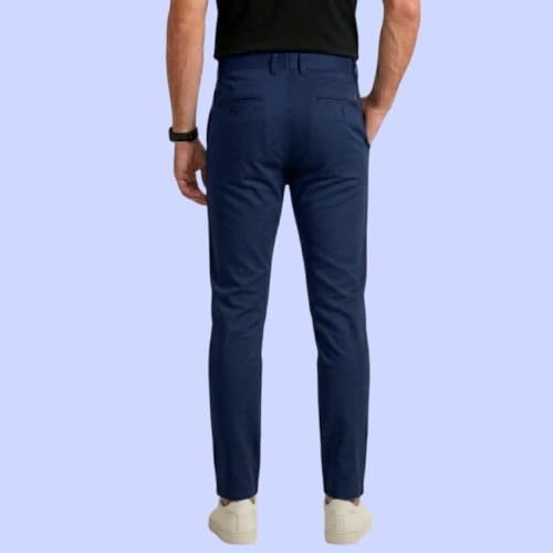 Image of Men's Formal Trousers | Premium Lycra Stretch Pants | Standard Fit | Comfortable Office, Business & Casual Wear | Stylish Men's Bottom Wear