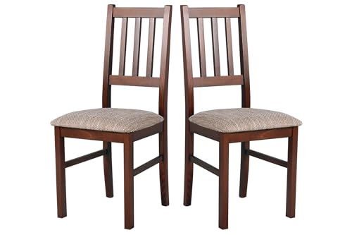 LeafDesign Küchenstühle 2er Set - Stuhl Buche Massiv -...