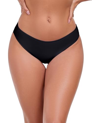 Ocean Blues Women's Low Waisted Bikini Bottom Full Coverage Swim Bottom3