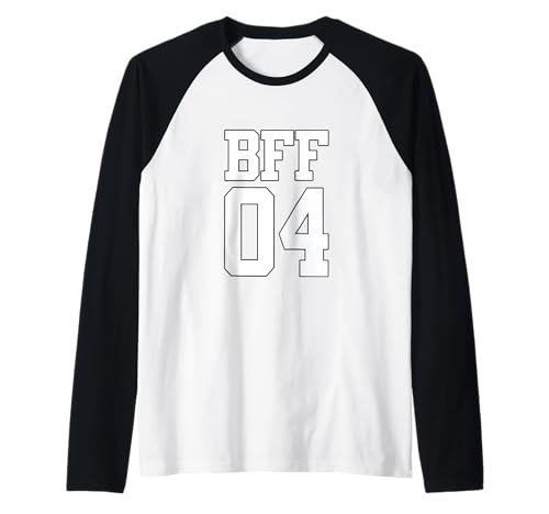BFF 04 Best Friends - Camiseta para el Día de la Amistad Camiseta Manga Raglan
