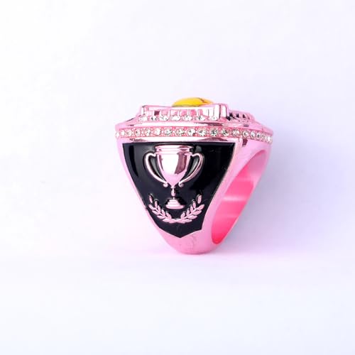 Image of 12 pcs Pack Metallic Colors Softball Tournament championhsip Trophy Ring Softball Teams Players Awards Size 9
