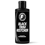ExoForma Black Trim Restorer - Unique Dye-Infused Formula Lasts 6+ Months - Restores Factory Black to Plastic Trim - Protects Against UV Rays, Helps Conceal Scratches & Scuff Marks - Works in Seconds