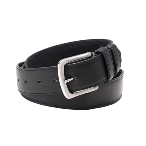 Ksikdeg Cintura per soldi da uomo in pelle PU con tasche segrete con cerniere per riporre denaro sicuro unisex cintura adatta per l'uso quotidiano, A, Lunghezza 125 cm