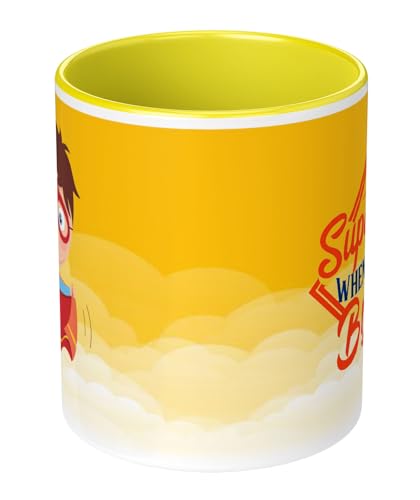 Image of Raksha Bandhan Gifts Printed Mug with Keychain Best Rakhi Combo Gift for Brother & Sister Rakshabandhan Return Gifts for Sister White 350ml Coffee Mug(Pack of 5)(Combo Set)(RMCKRCG204)