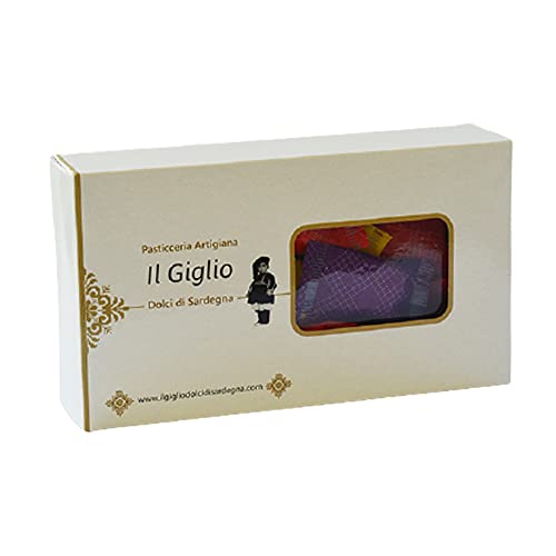SOSPIRI – Praline Artigianali della tradizione Sarda con mandorle e canditi - Pasticceria Artigiana Il Giglio Dolci di Sardegna - Confezione rigida riciclabile 350 gramm