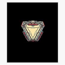 Arc Reactor 5" Removable Magnetic Bumper Sticker | Heavy-Duty Vehicle Magnet
