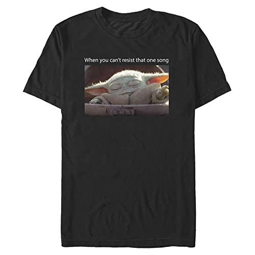 T-shirt Star Wars grande taille Mandalorian vêtement homme noir 4XL
