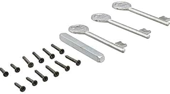 【Harrison Brothers】 【純銀ハンドル】ティーフォーク 6本 Harrison Mortise Door Lock Handle Set | 6-Lever Locking Mechanism