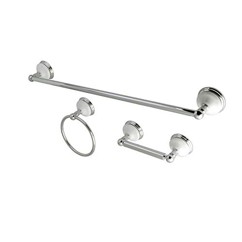 Up To 40% OFF Kingston Brass BAK111148C Victorian Bathroom Hardware Set, 24 inch Length, Polished Chrome Exclusive Discount 50% Price Kingston Brass BAK111148C Victorian Bathroom Hardware Set, 24 inch Length, Polished Chrome