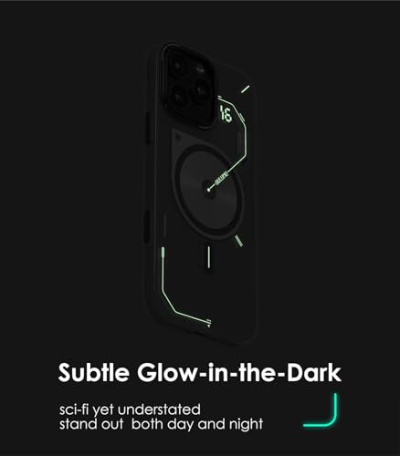 Aulumu A16 for iPhone 16 Pro Magnetic Thermal Case | Updated Camera Control | IMD Technology | Compatible with Magsafe | Complete Wrap-Around | Touch Translucent Gray