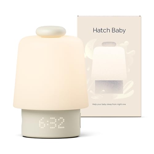 Image of Hatch Baby Sound Machine, Night Light (Putty) | Sleep Support | Registry Essential, Routine Builder, Time-to-Rise Alarm Clock, White Noise, Nursery Stories, Toddler Kids (Wi-Fi)